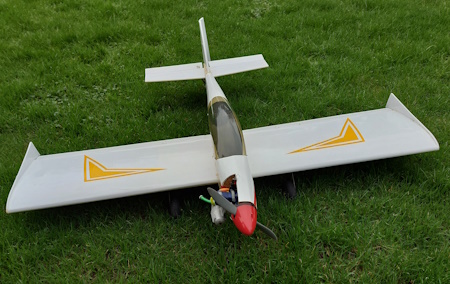 Model A Low Wing Fun Plane OS25LA engine