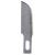 Excel #10 Curved Edge Blade Shank 0.25" 0.58 cm Pk5 - view 1