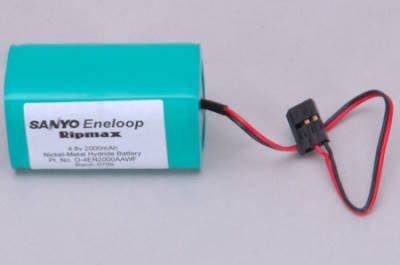 Panasonic Eneloop 4.8V 2000mAh AA Ni-MH Receiver Pack Square