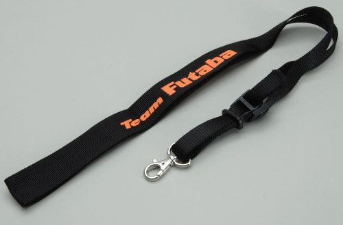 Team Futaba Transmitter Neck Strap Black Orange