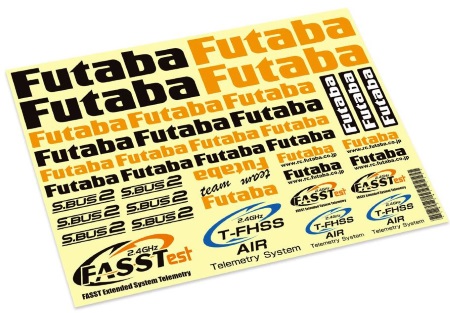 Futaba Decal Sheet