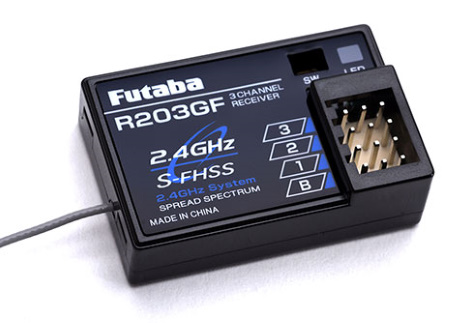 Futaba R203GF 3 Channel Receiver 2.4GHz S-FHSS FHSS