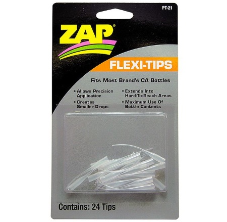 ZAP PT21 Flexi Tips Pk24