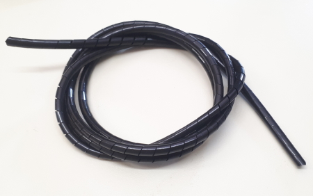 Spiral Wrap 4mm Black 1 meter