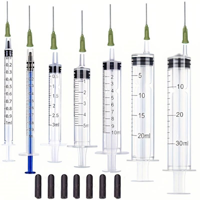 7pc Plastic Syringes