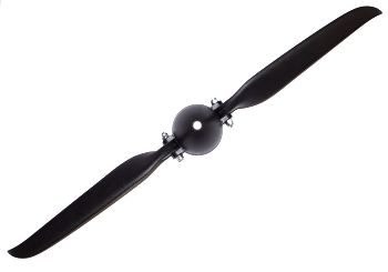 Black Folding Prop 13x10 38mm diameter 4mm Shaft