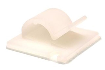 Self-adhesive Nylon Cable Clips Pk10