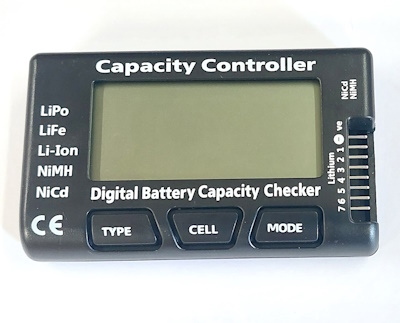 8 Cell Lithium Battery Capacity Checker Balance Discharger and Servo Tester