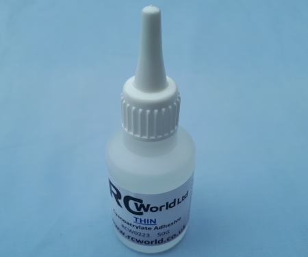 RCWorlds Thin Cyano Glue 50g