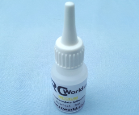 RCWorlds Medium Cyano Glue 20g