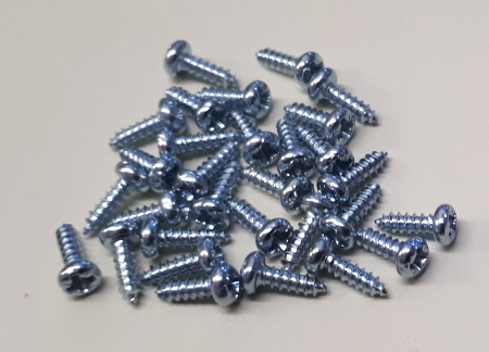 2.2x6.5mm Self Tapping Screw Pan Head PoziDriv Pk40