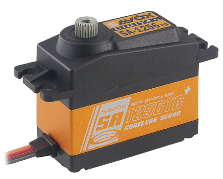 Savox SA1256TG+ Updated Air High Torque Coreless Digital Servo 20kg 6.0v