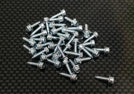 2.2x8mm Pk40 Silver Allen Key Servo Screws