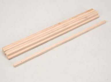 Beech Wood Beam 6.35 x 6.35 x 305mm