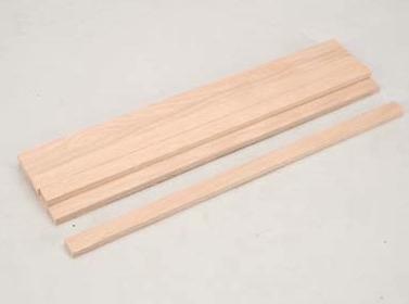 Beech Wood Beam 6.35 x 12.7 x 305mm